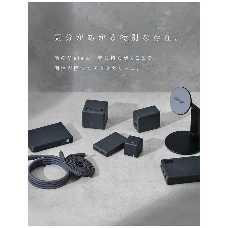 CIO Mate Flat Spiral Cable CtoC 1m ライトブラック CIO-NLSC-FL-CC1