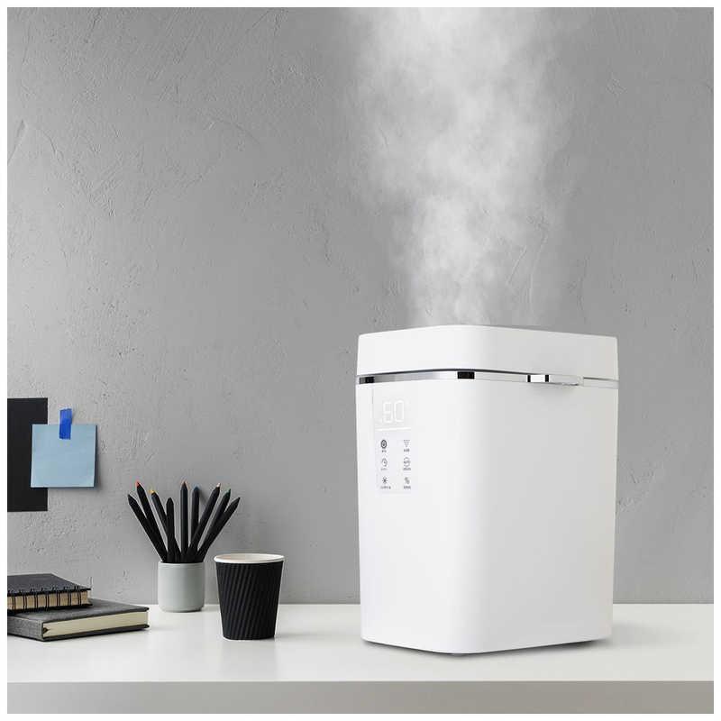 シィーネット 上部給水湿度センサースチーム加湿器 ホワイト[スチーム  