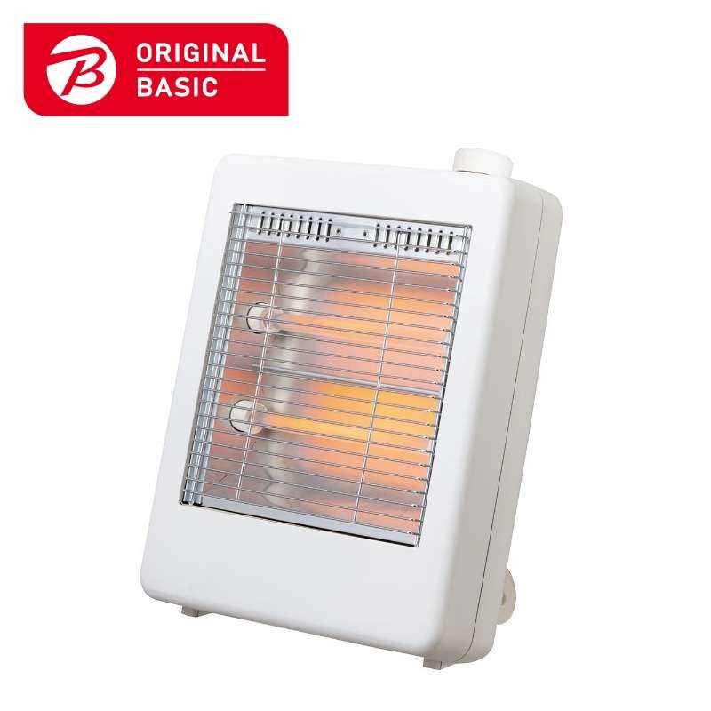 ORIGINALBASIC 石英管ストーブ 600W ホワイト OB-EST1-W : コジマYahoo