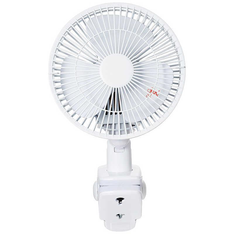 甲MJ22170　クリーニング済　送料無料　即購入可能　スピード発送　扇風機 シィーネット 17cm左右首振りクリップ扇風機 ホワイト CLMS170WH