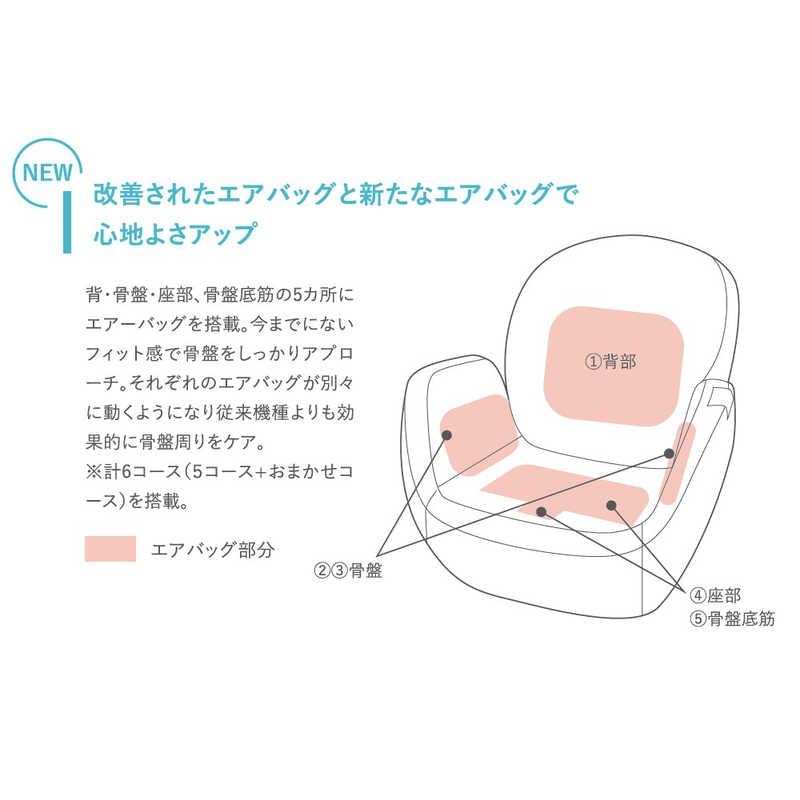 ストレッチチェア エアリーシェイプ 骨盤まわり 骨盤底筋部分