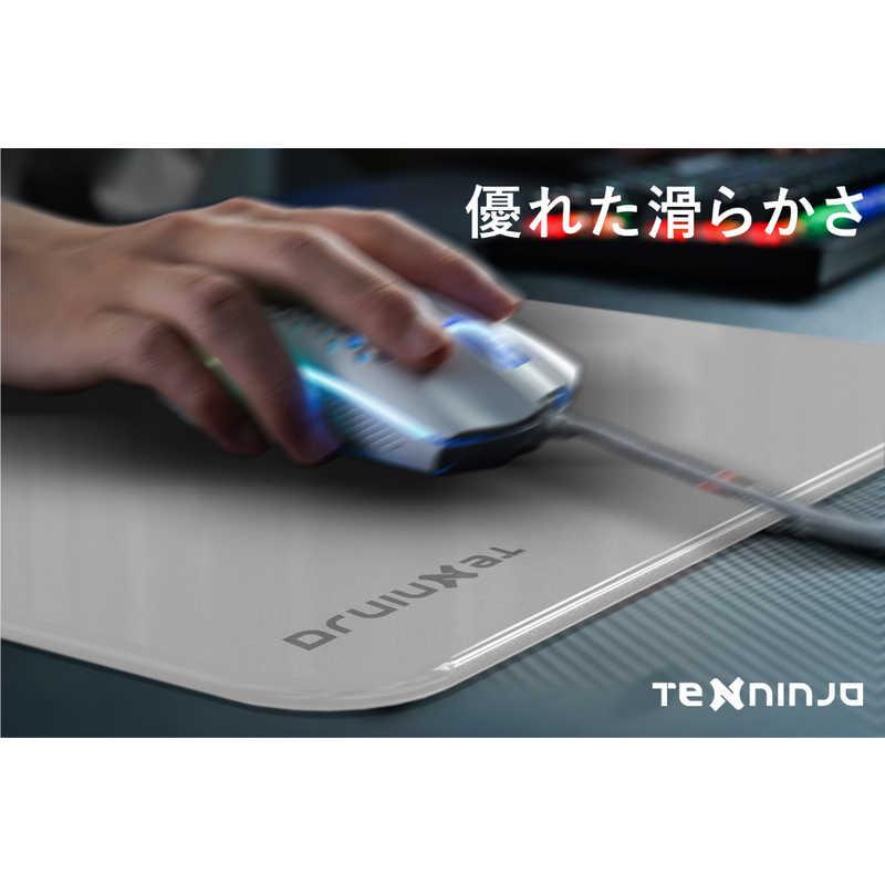 千田スマート TENNINJA ゲーミングガラスマウスパッド ホワイト 千田スマート TENNINJA ゲーミングガラスマウスパッド ホワイト