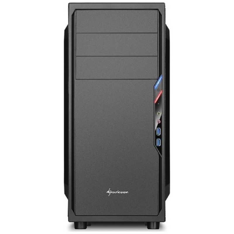SHARKOON SHARKOON PCケース SHA-VS4-WBK (ミドルタワーケース/電源別売り/アクリルサイドウィンドウパネル仕様)|コジマ|02
