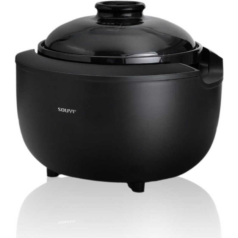 ソウイジャパン 土鍋炊飯器 4合 カマノ(KAMANO) ブラック SY-153-4-BK