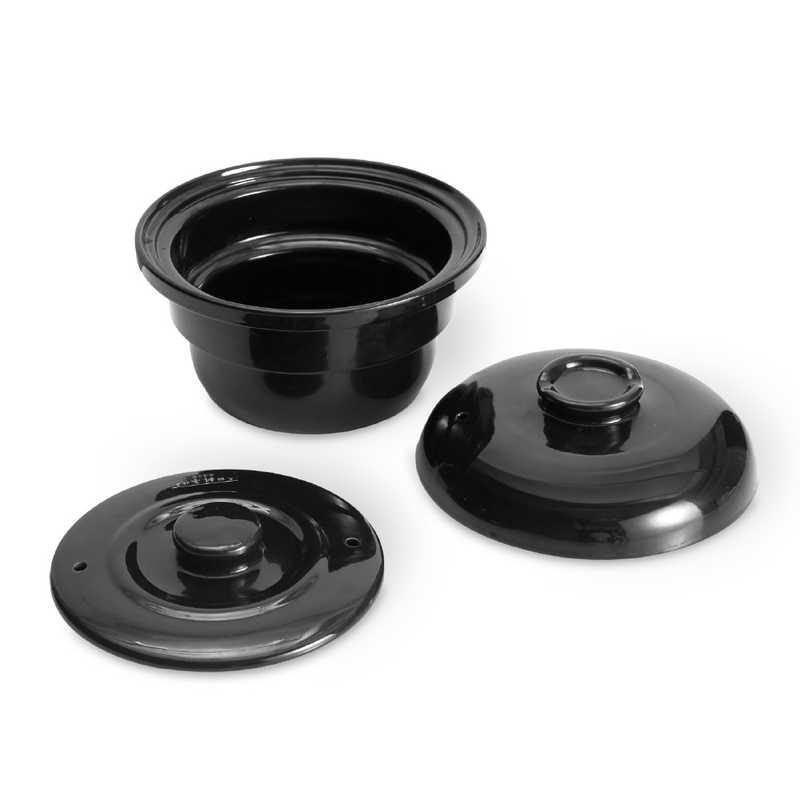 ソウイジャパン 土鍋炊飯器 4合 カマノ(KAMANO) ブラック SY-153-4-BK