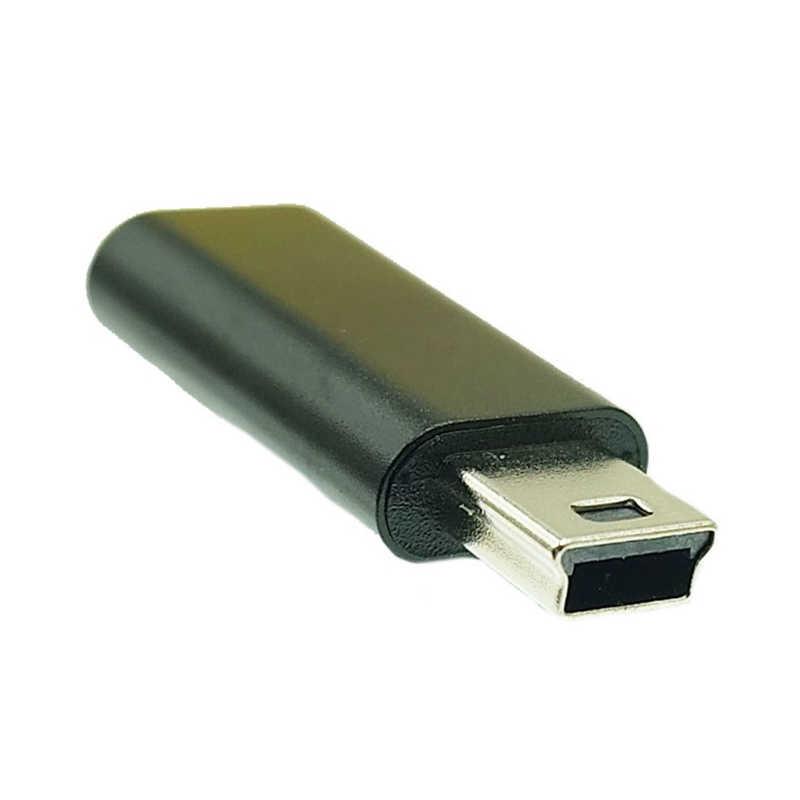 SSAサービス 変換コネクタ USB-C(メス)-mini USB(オス) [miniBオス /Type-Cメス] ブラック STCF-MIM ...