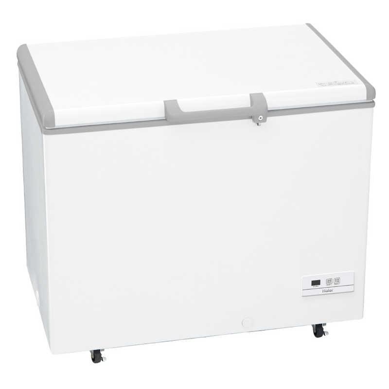 ハイアール 冷凍庫 1ドア 319L 上開き キャスター付き 直冷式 幅106cm ホワイト JF-MNC319B(W)（標準設置無料）の画像