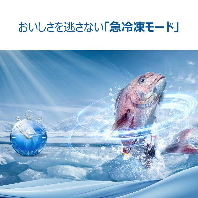 ハイアール 冷凍庫 1ドア 319L 上開き キャスター付き 直冷式 幅106cm ホワイト JF-MNC319B(W)（標準設置無料）の画像