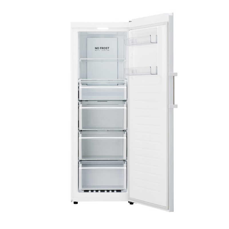 ハイアール　冷凍庫 1ドア 280L 右開き 省スペース ファン式 幅60cm ブラック　JF-NUF280CR-K（標準設置無料） ハイアール 冷凍庫 1ドア 280L 右開き 省スペース ファン式 幅60cm