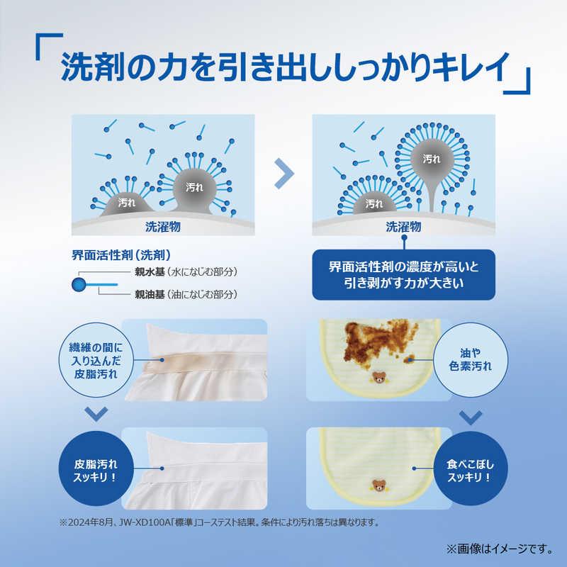 ハイアール　全自動洗濯機 洗濯10.0kg XDシリーズ 自動投入 ホワイト　JW-XD100A-W（標準設置無料）の画像