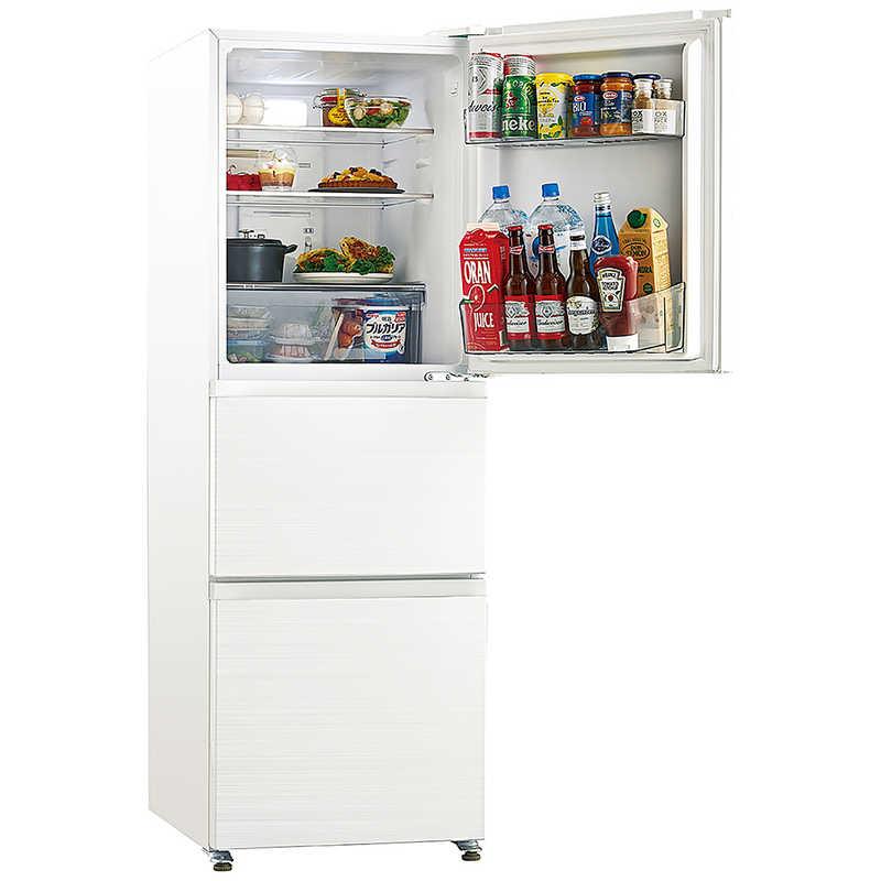 ハイアール 冷蔵庫 3ドア 幅54cm 286L 右開き ホワイト JR-CV29C(W