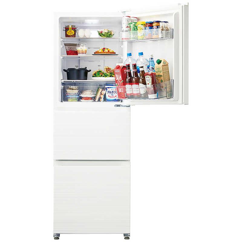 ハイアール 冷蔵庫 3ドア 幅54cm 286L 右開き ホワイト JR-CV29C(W