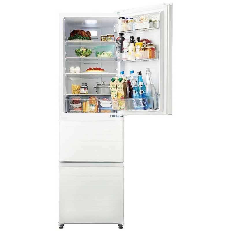 ハイアール 冷蔵庫 3ドア 335L スリモア 幅54cm 右開き リネンホワイト 