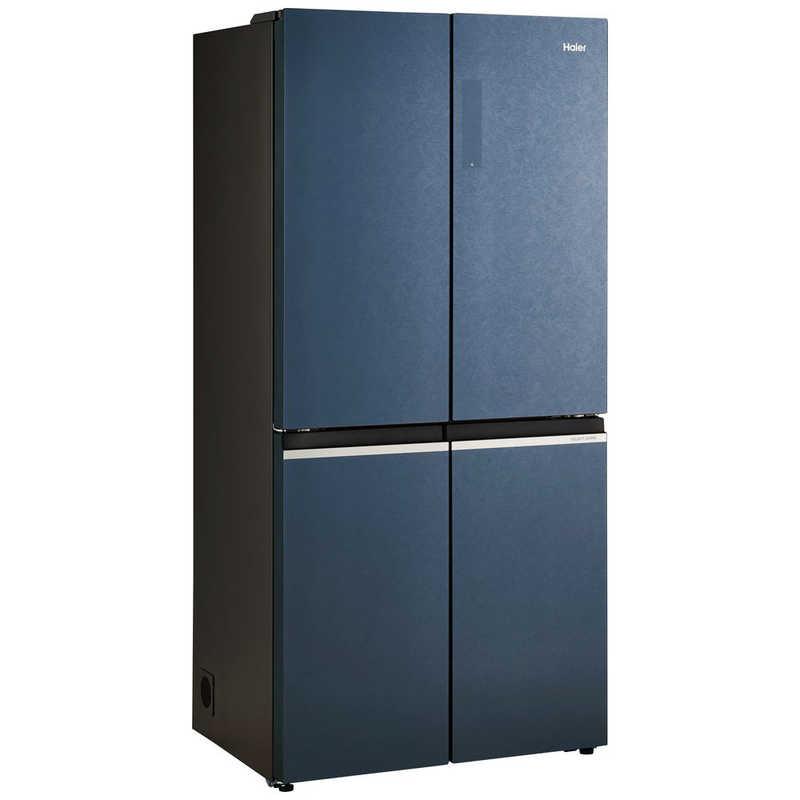 ハイアール 冷蔵庫 4ドア 470L フレンチドア(観音開き) 幅83cm ブルー
