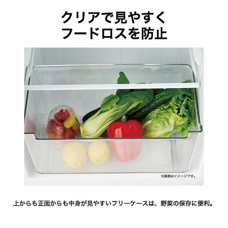 ORIGINALBASIC 冷蔵庫 2ドア 87L 右開き 直冷式 幅45.2cm ホワイト BR