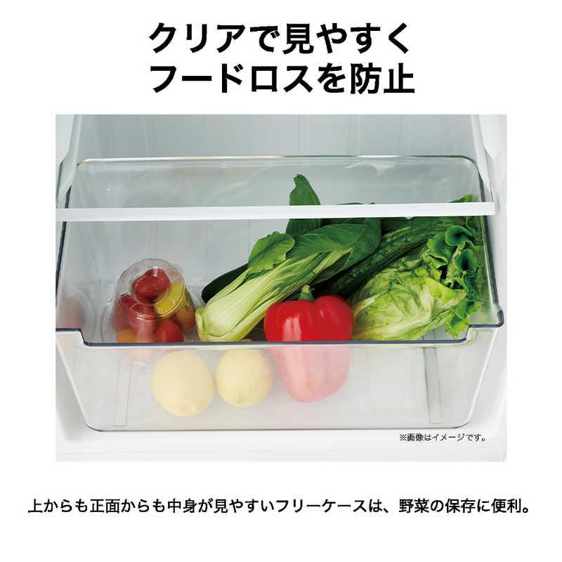 ORIGINALBASIC 冷蔵庫 2ドア 87L 右開き 直冷式 幅45.2cm ブラック BR