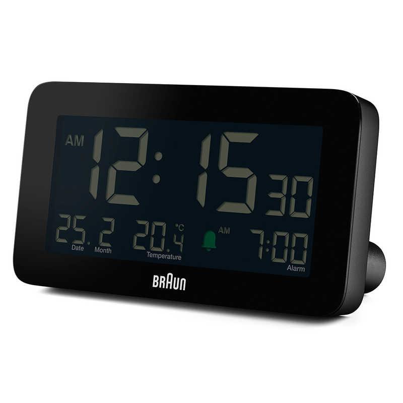 ブラウン BRAUN BRAUN DEIGITAL ALARM CLOCKBLACK (ブラウン デジタル