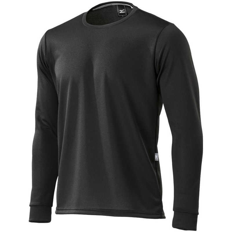 ミズノ Tシャツ(長袖) ［ユニセックス］ M 09：ブラック F2JA218109