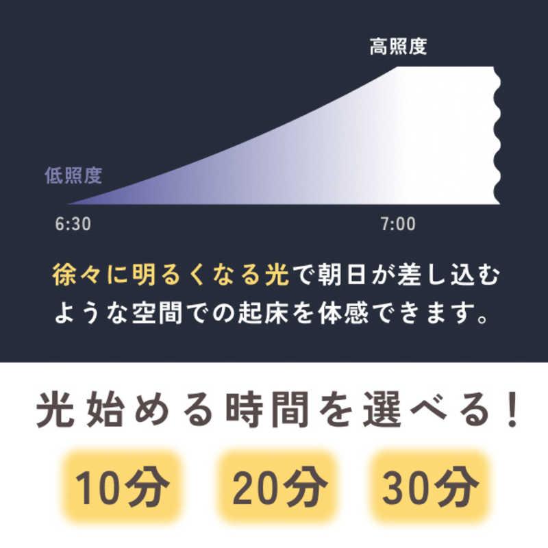 GDT　目覚まし時計 光振動 デジタル ヒカリデ ホワイト　COC-012WT_12