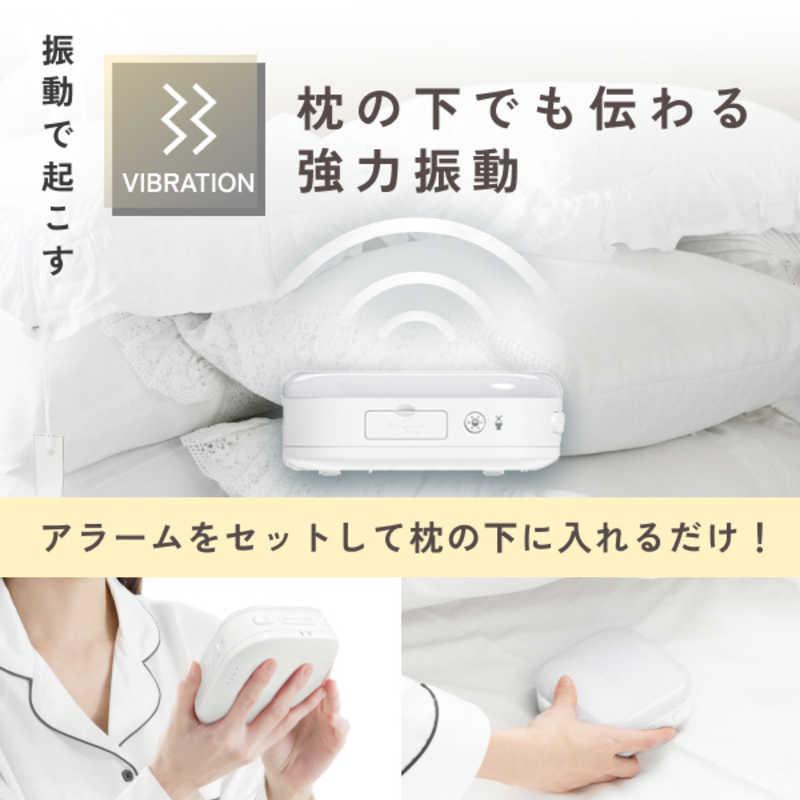 GDT　目覚まし時計 光振動 デジタル ヒカリデ ホワイト　COC-012WT_13