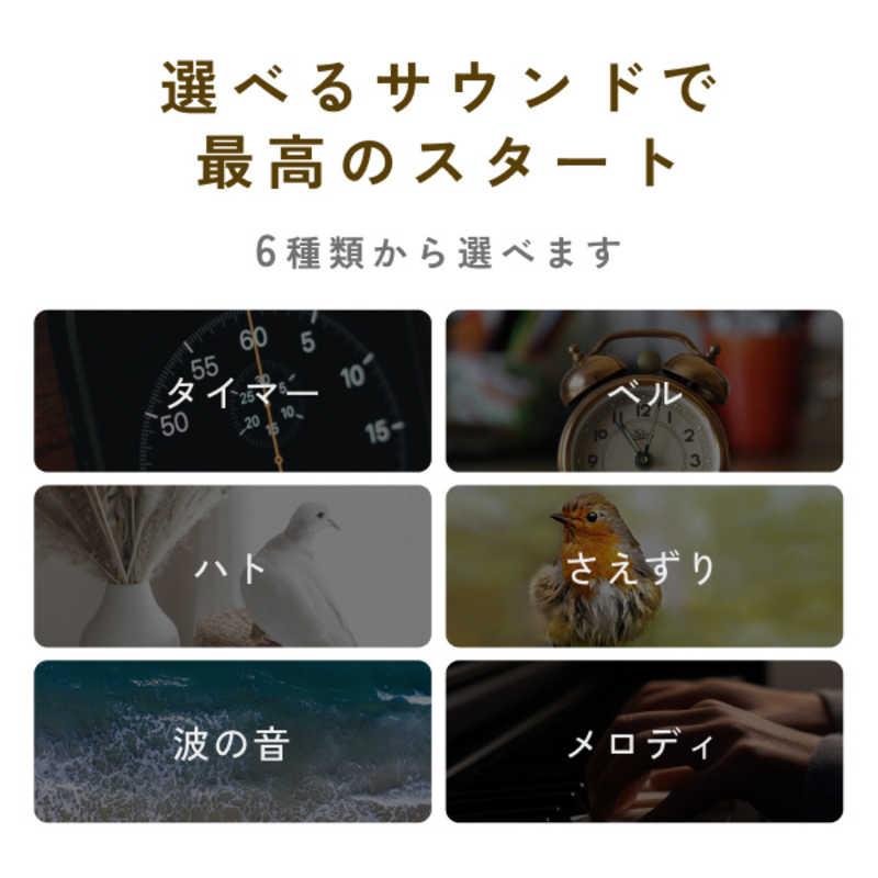 GDT　目覚まし時計 光振動 デジタル ヒカリデ ホワイト　COC-012WT_15