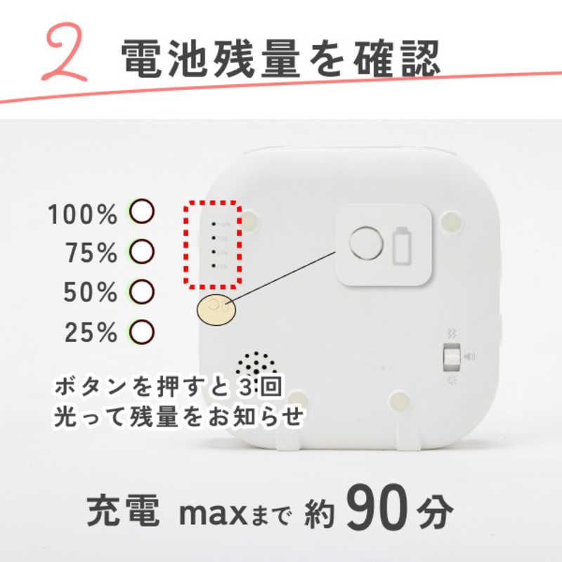 GDT　目覚まし時計 光振動 デジタル ヒカリデ ホワイト　COC-012WT_17