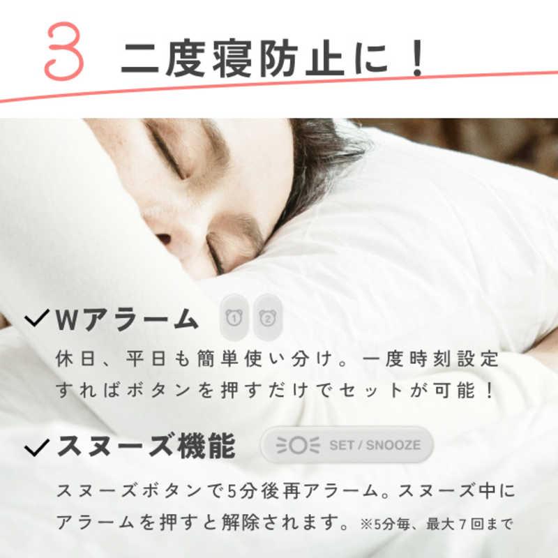 GDT　目覚まし時計 光振動 デジタル ヒカリデ ホワイト　COC-012WT_19