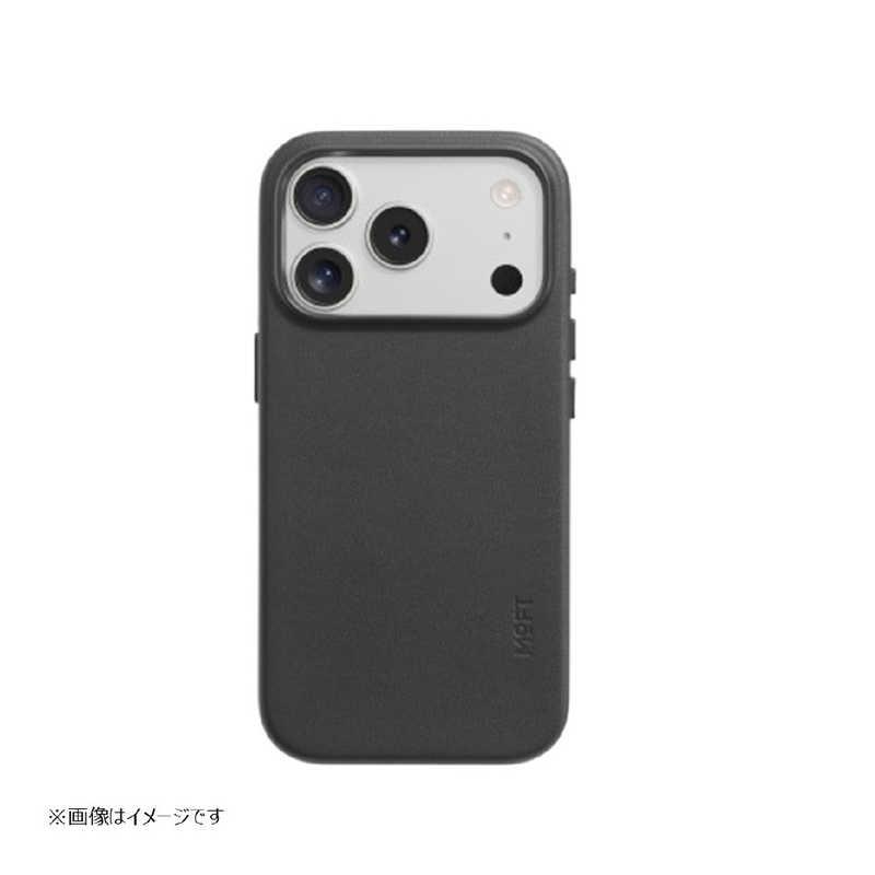 MOFT iPhone17Pro MagSafe対応 MOVASレザーケース ジェットブラック