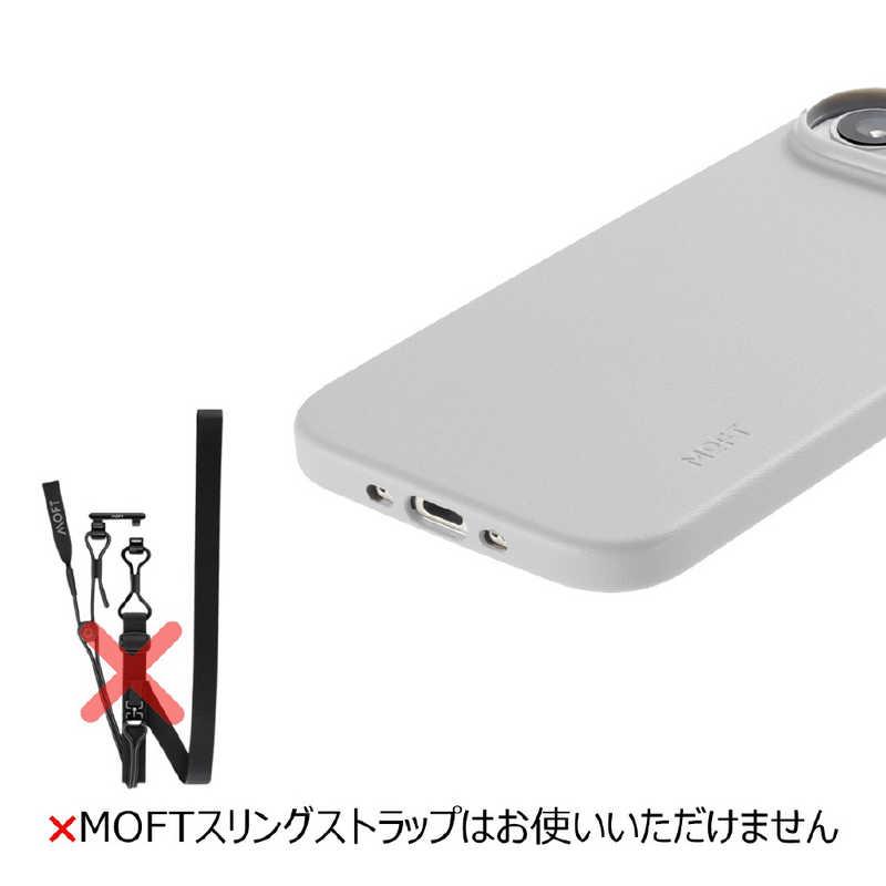 MOFT iPhone17Pro MagSafe対応 MOVASレザーケース ミスティグレー