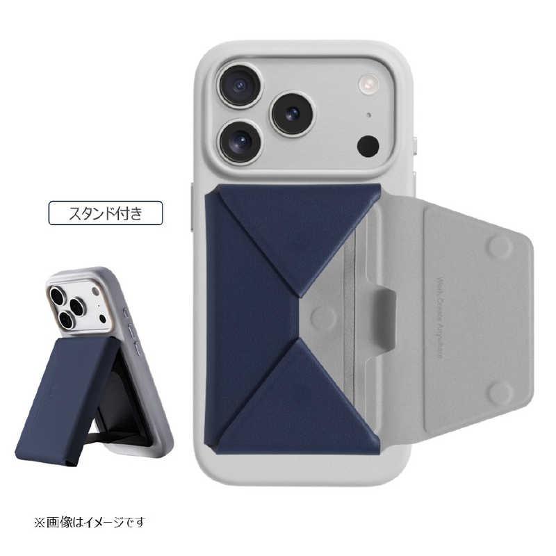 MOFT 多機能カードケース＆スタンド ディープブルー MB005S-1-NVBU