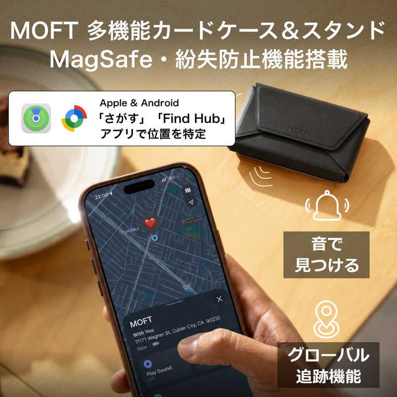 MOFT 多機能カードケース 紛失防止機能搭載 ミスティグレー MB005F-1