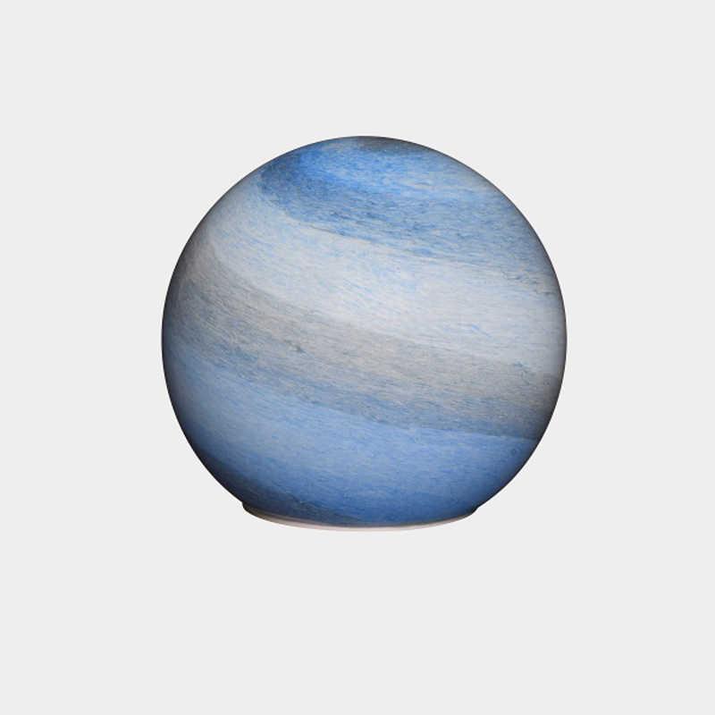 ソァーイング LED インテリア ナイトライト 電池式 惑星タイプ ガラス