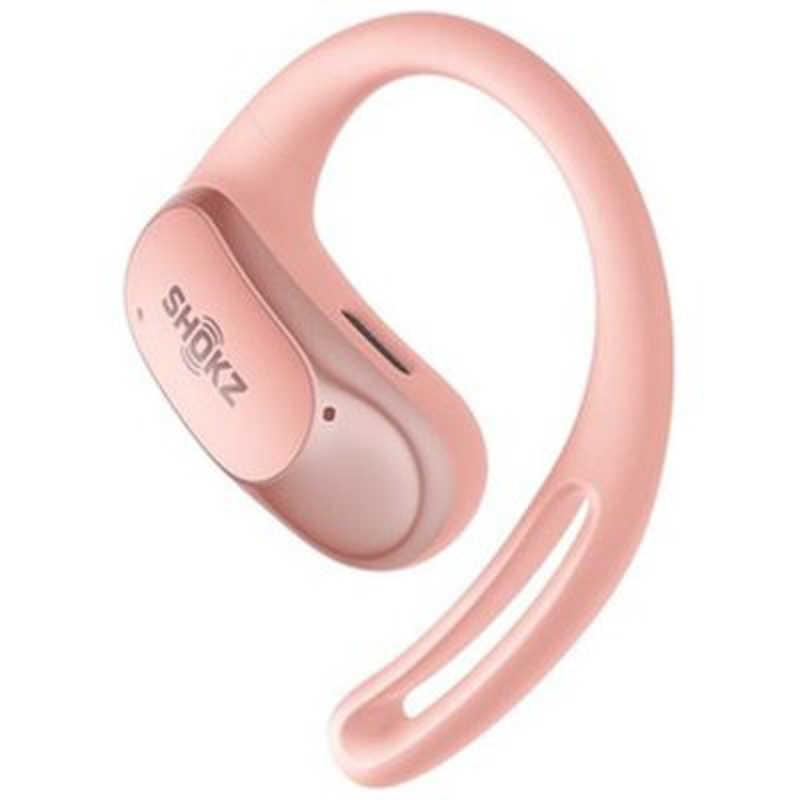 SHOKZ OPENFIT AIR 骨伝導ワイヤレスイヤホン　ピンク SHOKZ フルワイヤレスイヤホン OpenFit Air [ ワイヤレス ( 左右分離