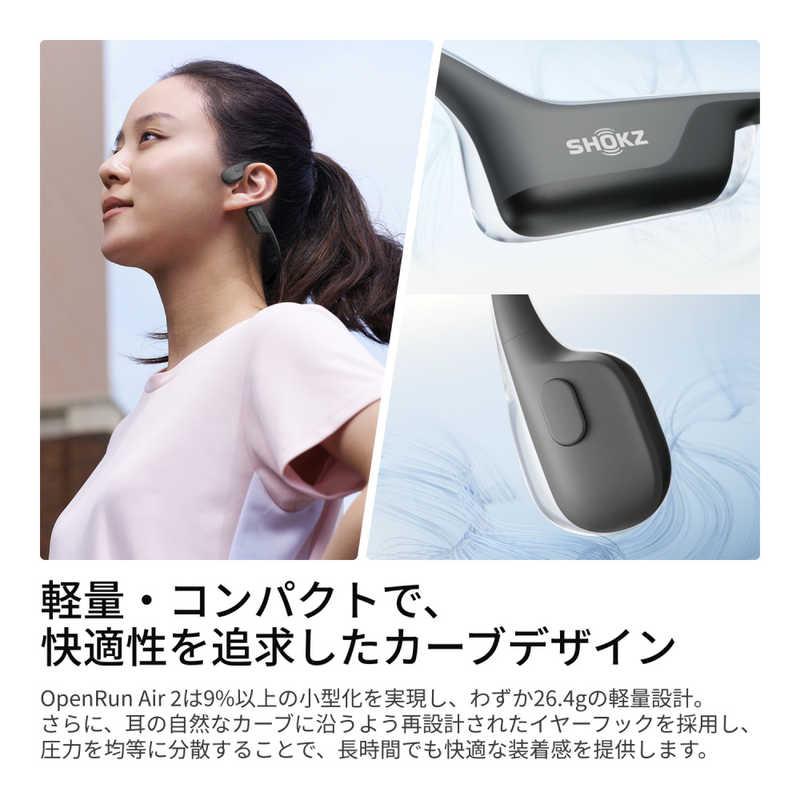 SHOKZ ブルートゥースイヤホン 耳かけ型 骨伝導 OpenRun Air 2