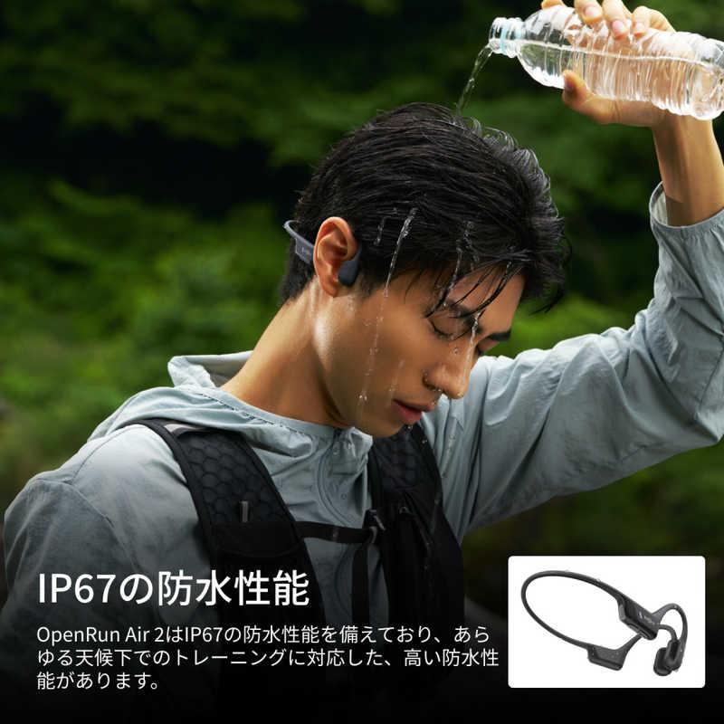 SHOKZ ブルートゥースイヤホン 耳かけ型 骨伝導 OpenRun Air 2