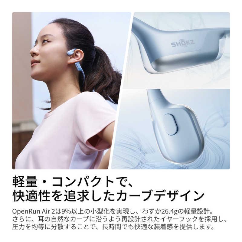 SHOKZ ブルートゥースイヤホン 耳かけ型 骨伝導 OpenRun Air 2