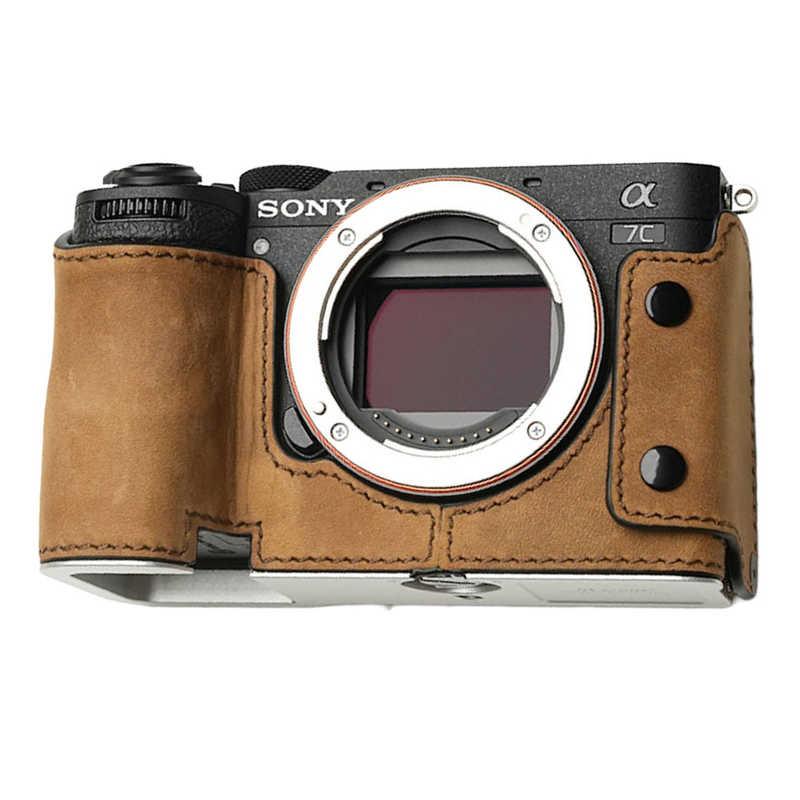 MR.STONE　(受注生産) SONY a7CII/a7CR 専用本革ボディケース ヴィンテージ クレイジーホースブラウン　PTAZ006 MR.STONE (受注生産) SONY a7CII/a7CR 専用本革ボディケース
