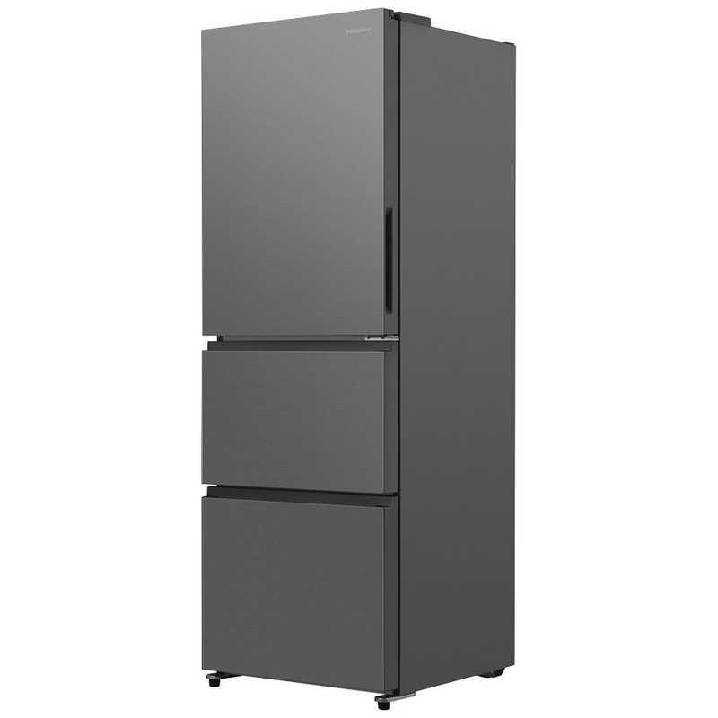ハイセンス（HISENSE） 冷蔵庫 3ドア 358L 右開き 幅59.9cm ブラック