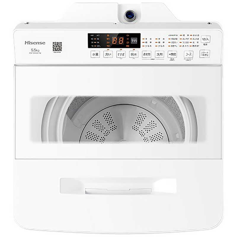 ハイセンス（HISENSE） 全自動洗濯機 洗濯5.5kg HW-G55XL-W（標準設置