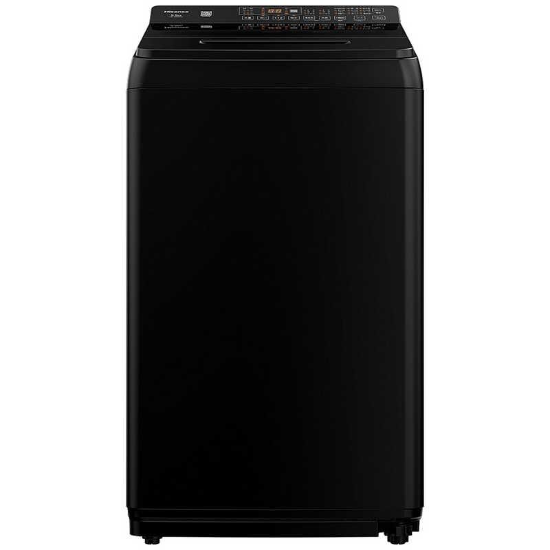 ハイセンス 全自動洗濯機 洗濯5.5kg 自動投入 ブラック HW-G55XL-B