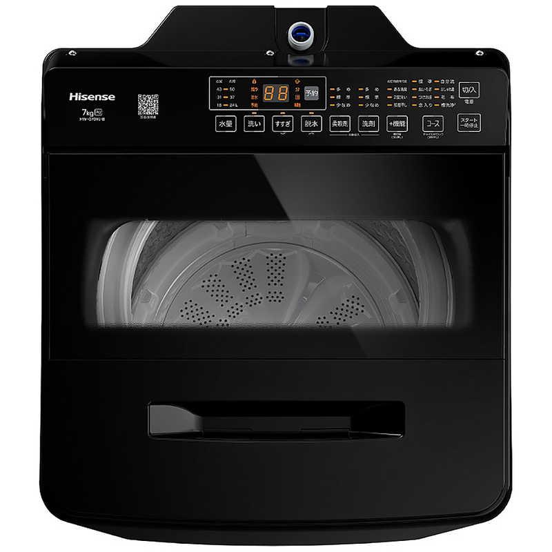 ハイセンス 全自動洗濯機 ［洗濯7.0kg / 簡易乾燥(送風機能) 上開き