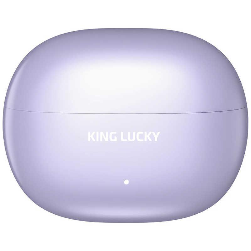KINGLUCKY OPENEAR 完全ワイヤレスイヤホン i239 パープル