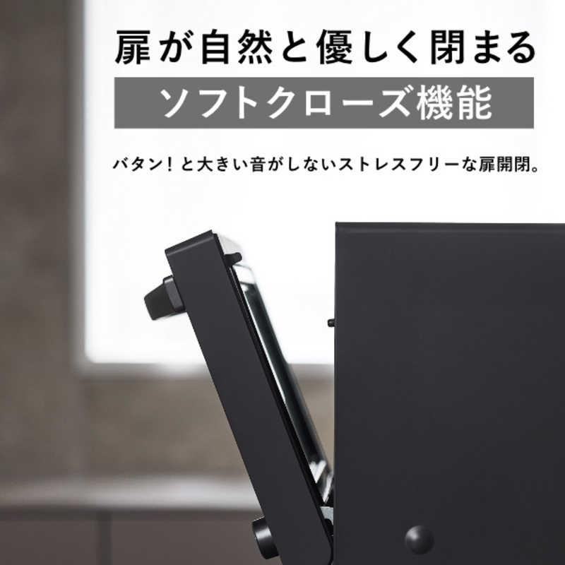 A-STAGE　オーブンレンジ 20L フラット Re・De Range ブラック　MO02A-20BKの画像
