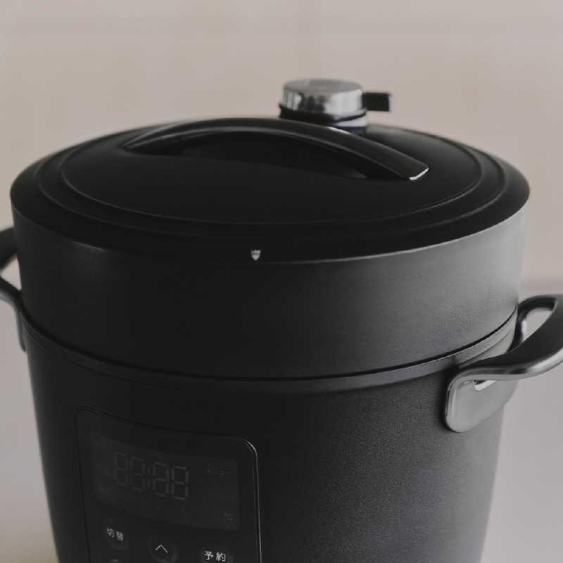 A-STAGE　Re・De Pot 電気圧力鍋 2L ブラック　EPC01A-20BKの画像