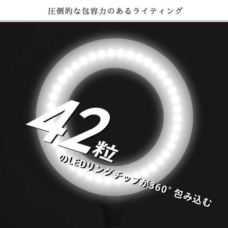 大河商事　wasser 71 LED 卓上デスクライト リング型セード フレキシブルアーム [白色]　wasser71｜y-kojima｜03