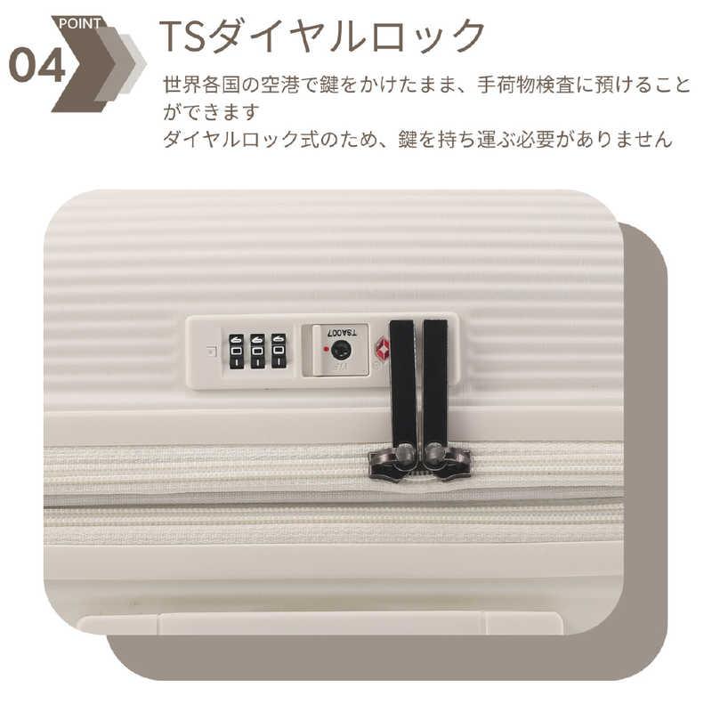 GRAND+ グランプラス 旅行バッグ 押しひろげる役立つこと付き添い人 静音キャスター K2うち切り L大きさ 一時滞在標準尺度：1週以上 [TSA鍵を掛ける積み上げる / 100L] 黒いこと K2BL-01