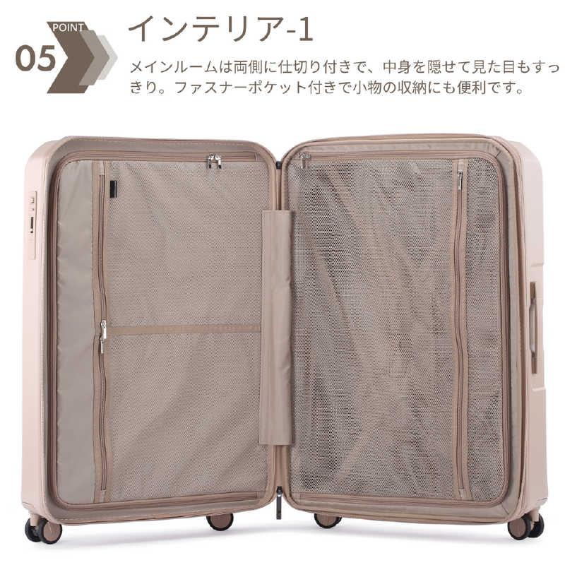 GRAND+ グランプラス 旅行バッグ 押しひろげる役立つこと付き添い人 静音キャスター K2うち切り L大きさ 一時滞在標準尺度：1週以上 [TSA鍵を掛ける積み上げる / 100L] 黒いこと K2BL-01