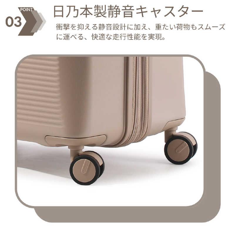 GRAND+ グランプラス 旅行バッグ 押しひろげる役立つこと付き添い人 静音キャスター K2うち切り L大きさ 一時滞在標準尺度：1週以上 [TSA鍵を掛ける積み上げる / 100L] 黒いこと K2BL-01