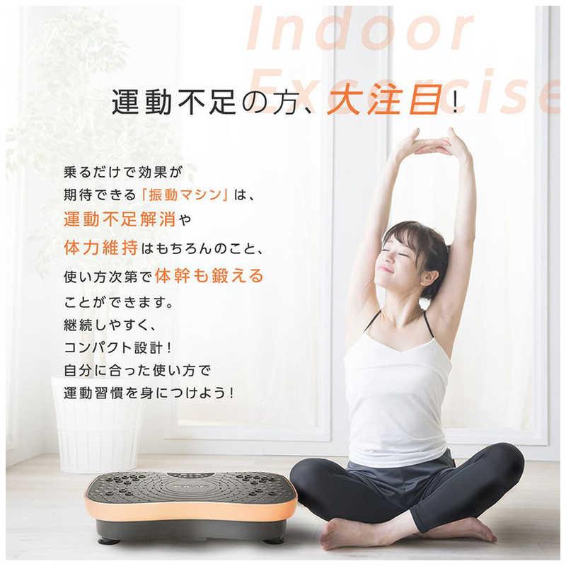 TOKAIZ　フィットネス 振動マシン ブラック　TVI-001s_3