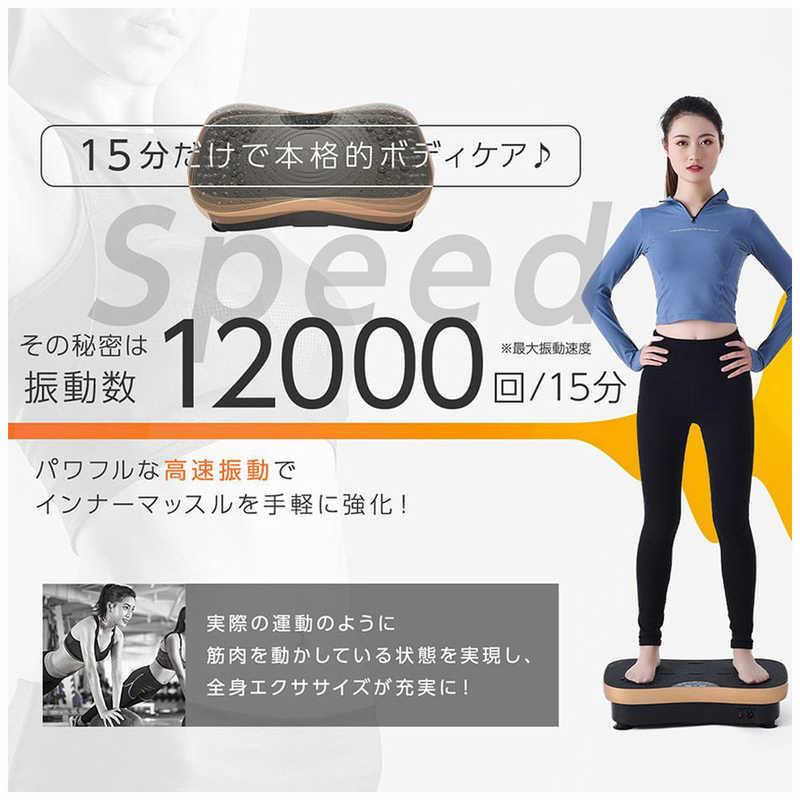 TOKAIZ　フィットネス 振動マシン ブラック　TVI-001s_8